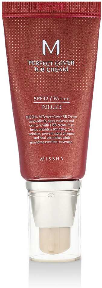 Missha Perfect Cover BB Kreminis 23 Natural rusvai gelsvas Yes, 50 ml
