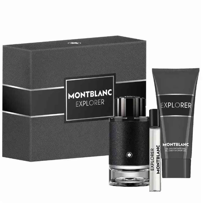 Mont Blanc Montblanc Explorer Eau De Parfum Purškiklis, 100 ml Set 3 Pieces