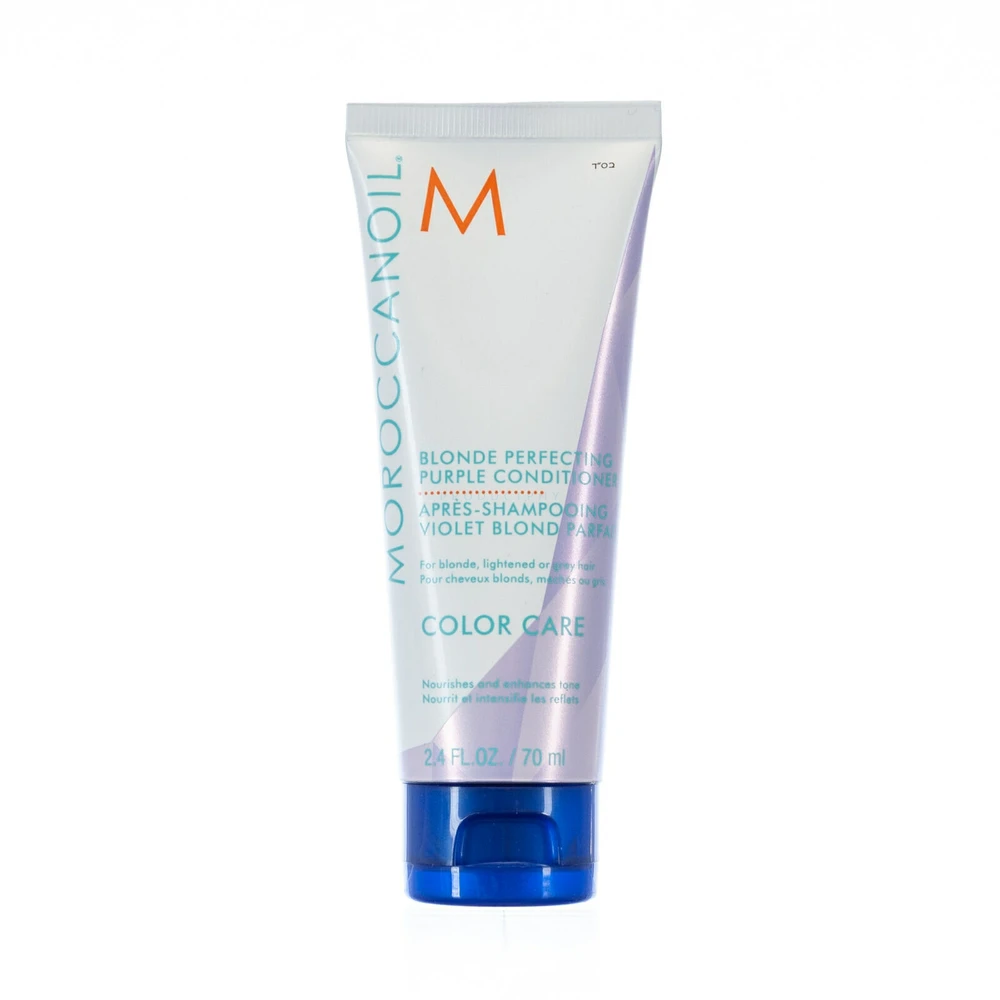 Moroccanoil Color Care Skirtas šviesiems plaukams Perfecting Violetinė Conditioner kondicionierius šviesiaplaukėms, 70 ml