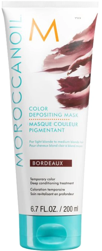 "Moroccanoil Color Depositing Mask Bordo" plaukų kaukė su atspalviu 200ml