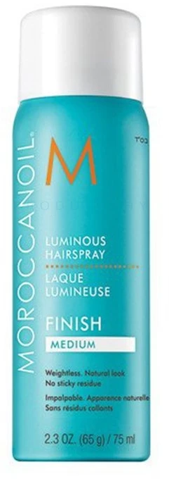 Moroccanoil Finish Luminous Medium Hairspray vidutinės fiksacijos plaukų lakas, 75 ml