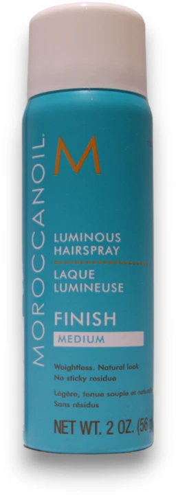 Moroccanoil Finish Luminous Medium Hairspray vidutinės fiksacijos plaukų lakas, 75 ml