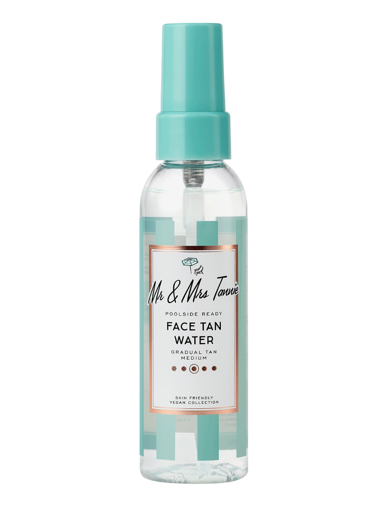 Mr & Mrs Tannie Face Tan Vanduo Jojoba Oil Hydrating Self-Tanning Purškiklis For Face, 75 ml