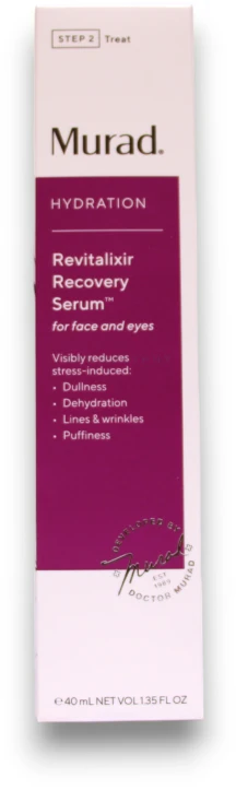 Murad Skincare Murad Hydration Revitalixir Recovery Serum atkuriamasis veido serumas, 40 ml