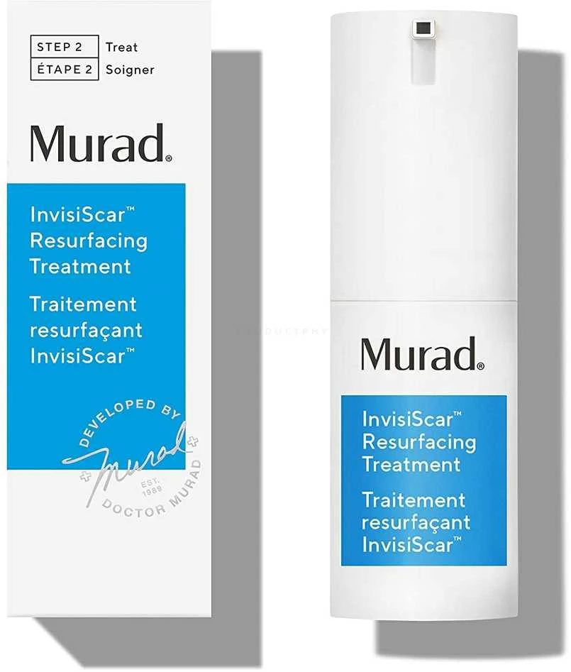 Murad Skincare Murad Invisiscar Resurfacing Treatment atkuriamasis veido serumas nuo spuogų, 15 ml