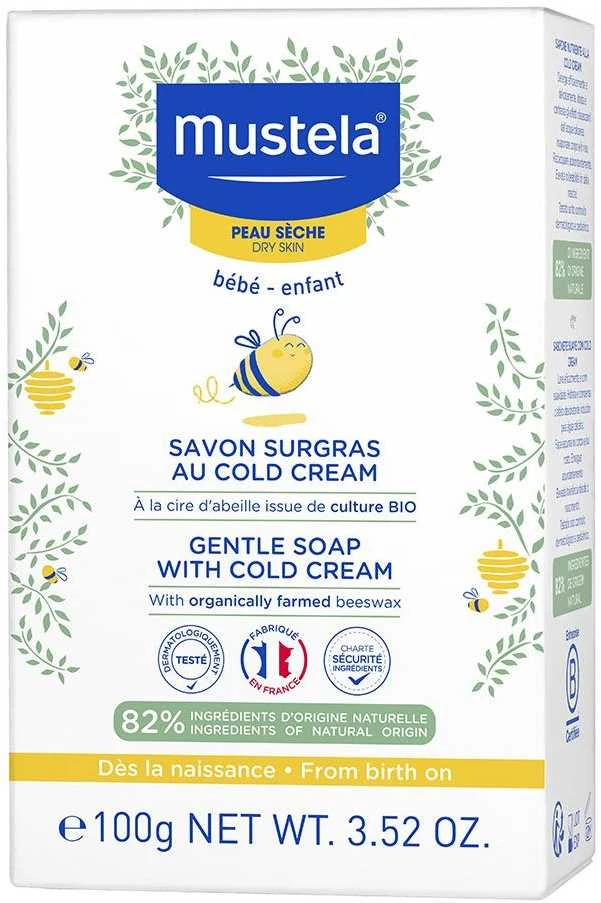 "Mustela" švelnus vonios muilas 100g