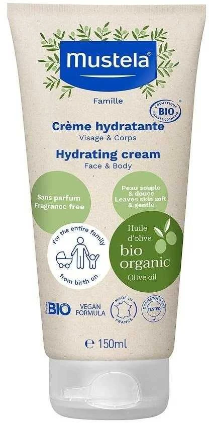 Mustela Bio Hydrating Kreminis dieninis kremas, 150 ml