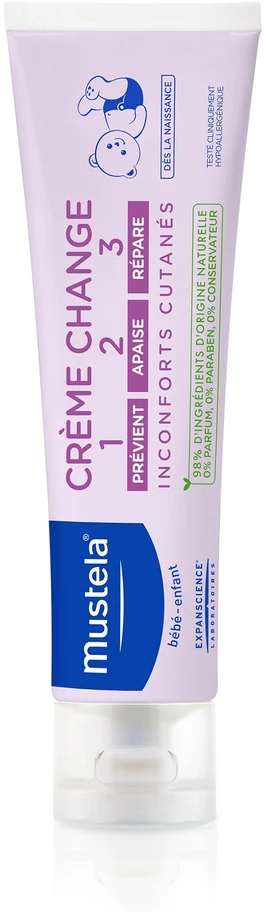 Mustela Vitamin Barrier Kreminis 123 keičiantis kremas naujagimiams ir kūdikiams 50ml