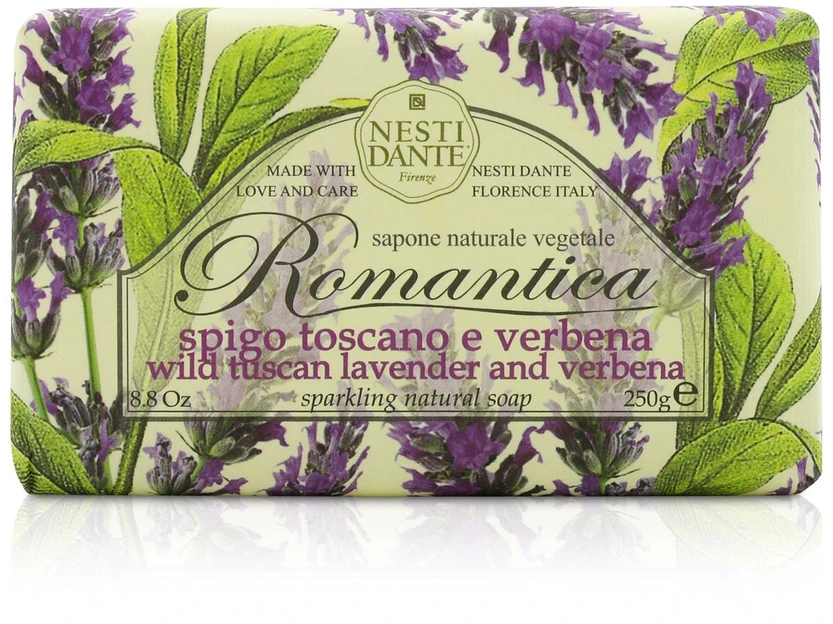 Nesti Dante Romantica natūralus muilas Laukinių Toskanos levandų ir verbenų 250 g