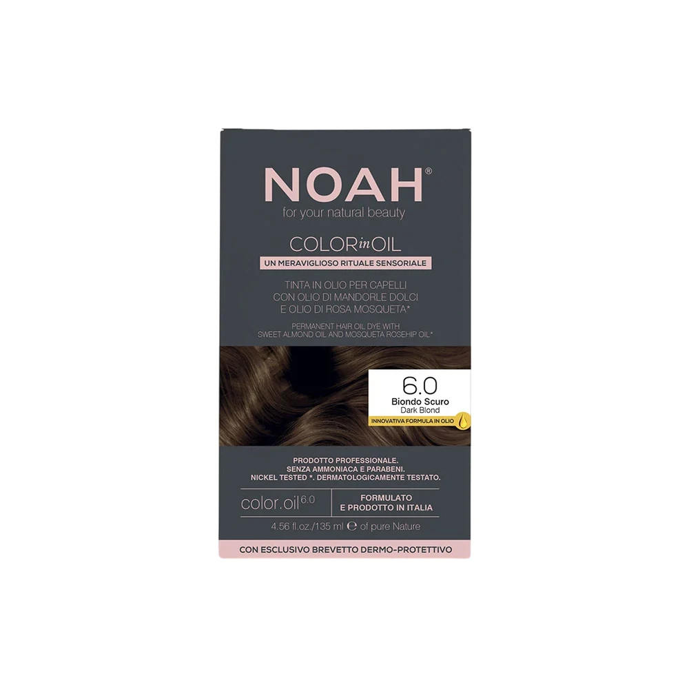 Noah Color In Oil 6.0 Aliejiniai plaukų dažai, 135 ml
