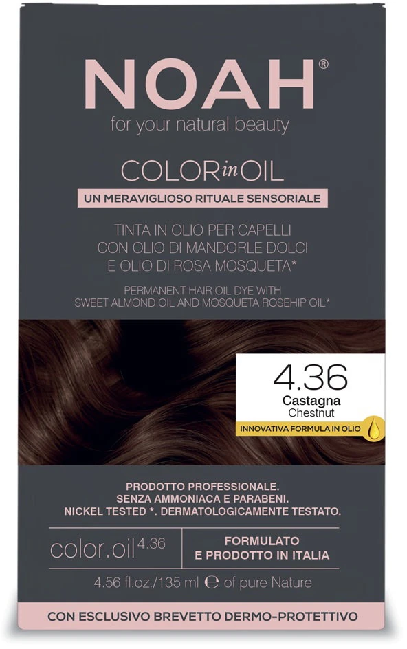 Noah Color In Oil 4.36 Aliejiniai plaukų dažai, 135 ml