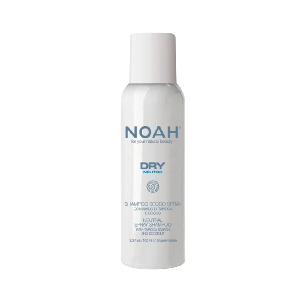Noah Dry Neutro Purškiklis Šampūnas Sausas šampūnas su tapijokos krakmolu, 100 ml