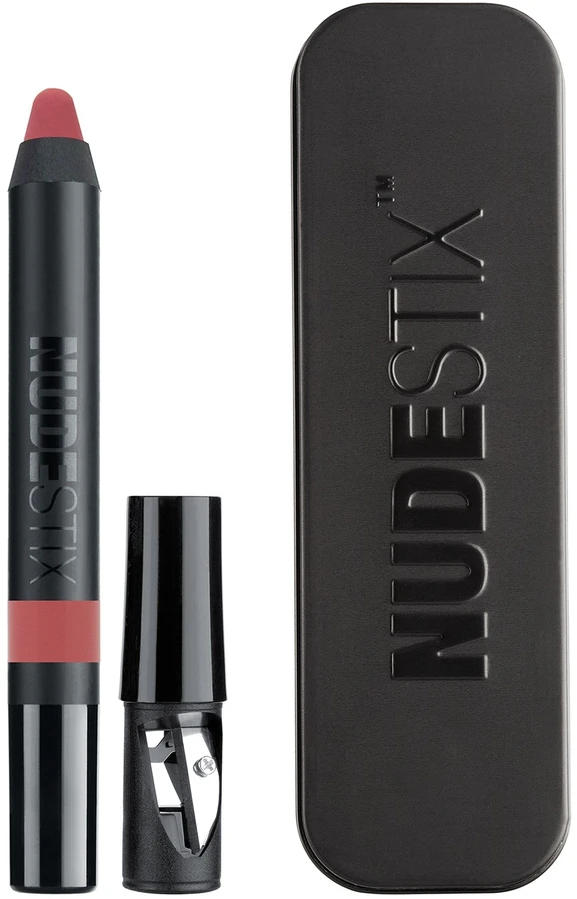 „Nudestix Intense Matte“ lūpų pieštukas ir skruostų skaistalai 2 viename „Kiss“ 2,5 g