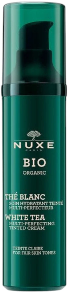 NUXE Bio Organic Baltas Tea Tinted Kreminis Day Kreminis