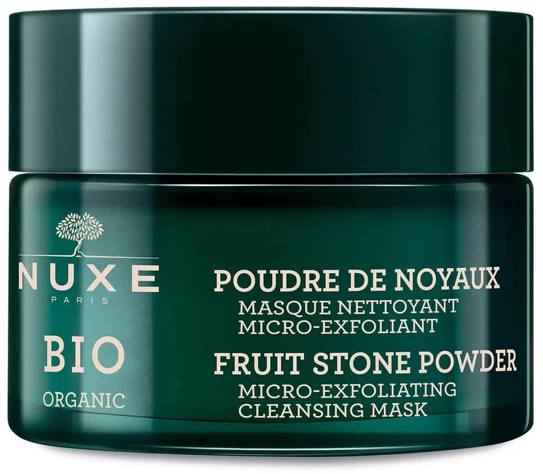 Nuxe NUXE BIO* Mikrošveičiamoji valomoji kaukė - milteliai su vaisių kauliukais 50ml