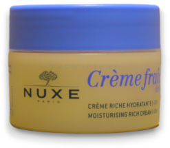 NUXE 48 val. drėkinantis tirštos konsistencijos kremas sausai odai „Crème Fraîche® de Beauté 48H Moisturizing Rich cream for dry skin“, 50 ml