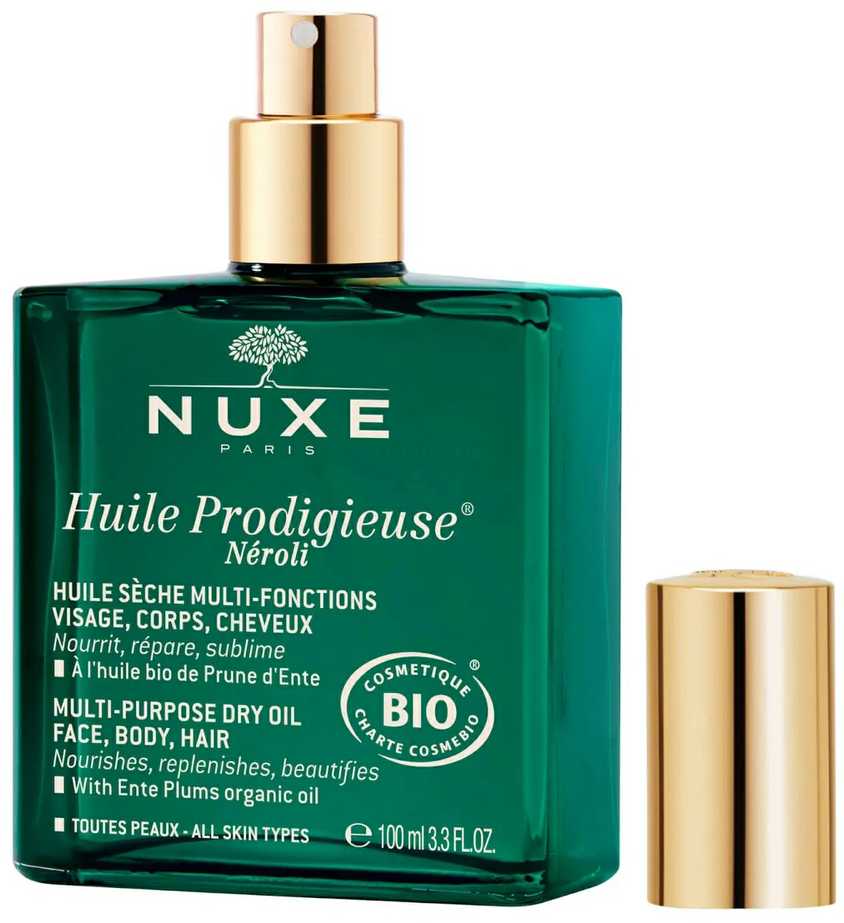 Nuxe Sausasis aliejus „Huile Prodigieuse® Multi- Purpose Organic Neroli Dry Oil“ (veidui, kūnui, plaukams)
