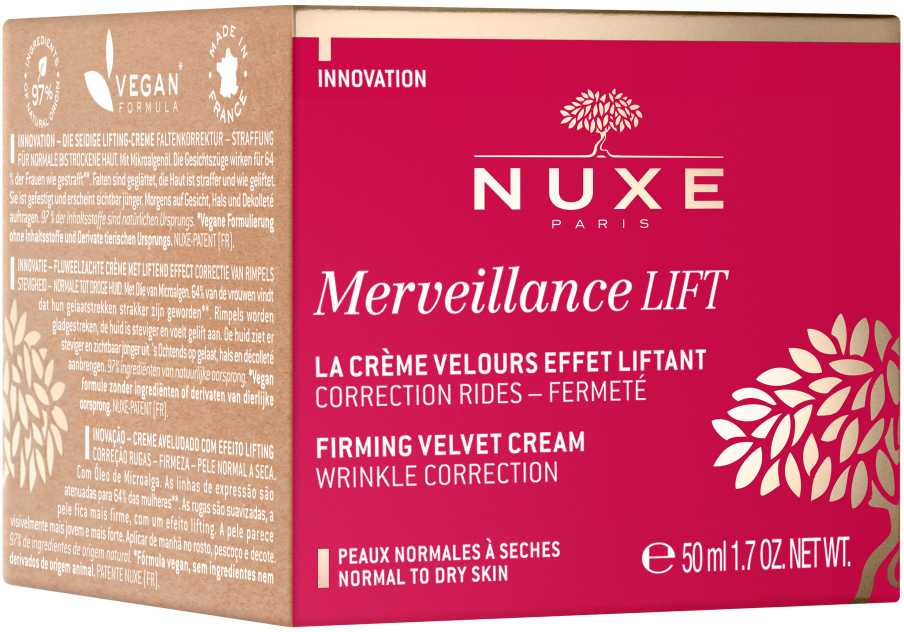 NUXE Stangrinamasis aksominės tekstūros kremas „Merveillance LIFT“ 50 ml