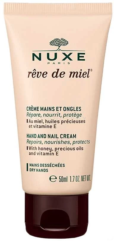 Nuxe Rankų ir nagų kremas „Rêve de Miel® Hand and nail cream“, 50 ml