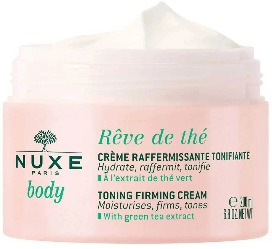Tonizuojamasis ir stangrinamasis kremas „NUXE Body Rêve de Thé“, 200 ml