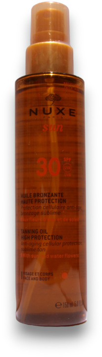 "Nuxe" saulės įdegio aliejus veidui ir kūnui Spf30 150ml