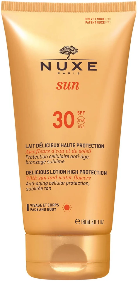 "Nuxe Sun" veido ir kūno losjonas su apsauga nuo saulės Spf30 150ml