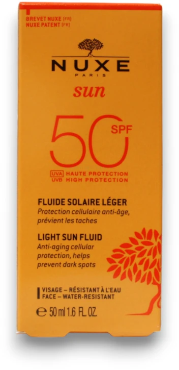 NUXE Sun Light Fluid Face Sun Care unisex, 50 ml