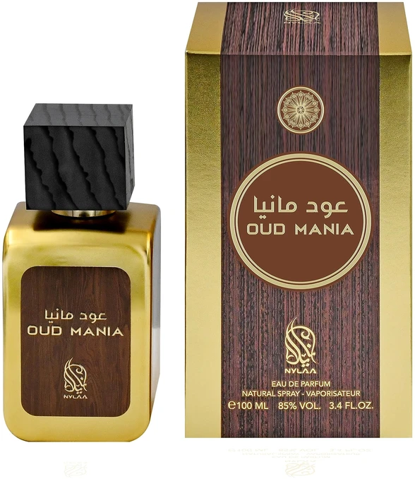 Nylaa Oud Mania EDP parfumuotas vanduo vyrams, 100 ml
