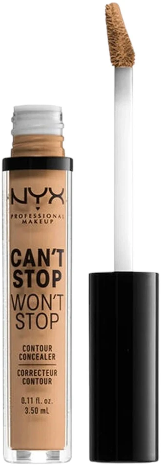 Nyx, Can't Stop Won't Stop, Cruelty-Free, Full Coverage, Liquid Maskuoklis, Soft rusvai gelsvas, No, 3.5 ml
