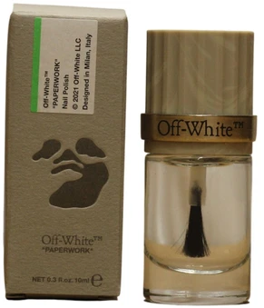 Off White Off Baltas Off-Baltas Color Matter viršutinis nagų lakas, 10 ml