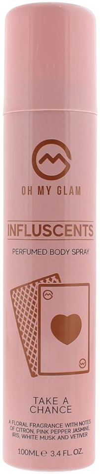 Oh My Glam Influscent Take A Chance Body Purškiklis Baltas Musk, 100 ml