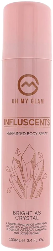 Oh My Glam Influscents Bright As Crystal kūno purškiklis Lotoso žiedas, 100 ml
