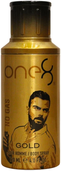 One 8 No Gas Gold Scented Purškiklis For Men, 120 ml