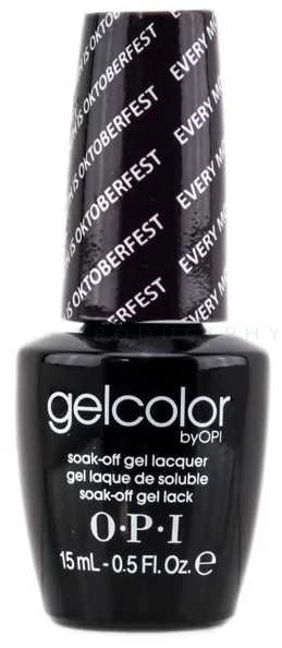 Opi, geliniai dažai, pusiau ilgalaikiai nagų lakai, GC G18, kiekvieną mėnesį yra Oktoberfest, 15 ml *Mėginys