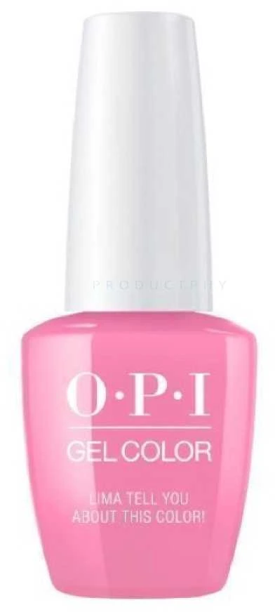 Opi, Gel Color, Semi-Permanent Nagų lakas, Lima Tell You About This Color!, 15 ml