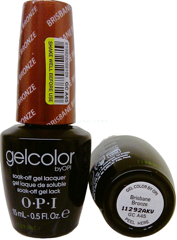 Opi Gel Color Semi-Permanent Nagų lakas GC A45 Brisbane Bronze, 15 ml
