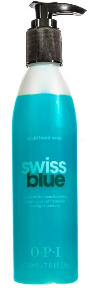 Opi Swiss Mėlyna valomasis skystas muilas rankoms, 225 ml