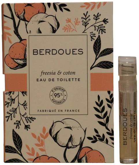 Parfums Berdoues, Freesia & Coton, Eau De Toilette, Unisex, 1.2 ml *Sample