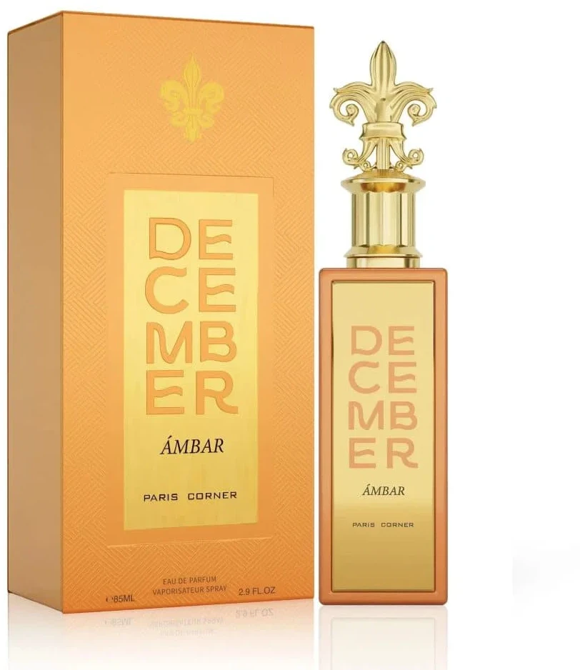 Paris Corner December Ambar EDP parfumuotas vanduo unisex, 100 ml