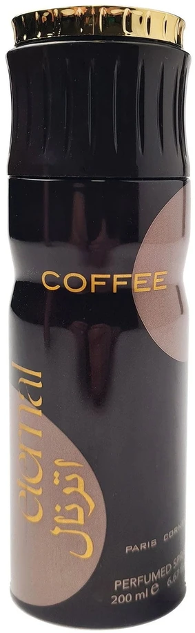 Paris Corner Eternal Coffee Dezodorantas Purškiklis Unisex, 200 ml