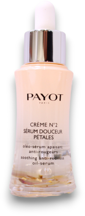 Payot Crème Nº2 Sérum Douceur Pétales Soothing Anti-Redness Serum raminantis aliejinis serumas veidui, 30 ml