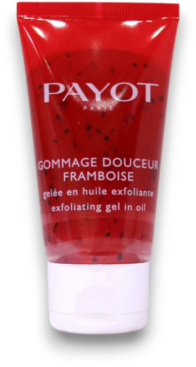 PAYOT Les Démaquillantes Exfoliating Oil Gel gelinis šveitiklis su aviečių sėklomis, 50 ml