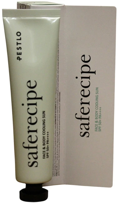 „Pestelo Saferecipe“ vėsinamasis drėkinamasis veido ir kūno kremas kasdieniam naudojimui SPF 50+, 100 ml