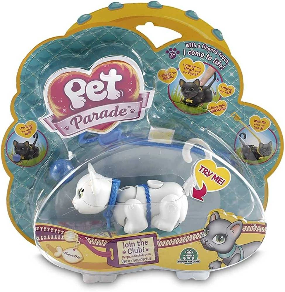 Pet Parade Naminių gyvūnėlių paradas, katė pūslėje, su priedais, kolekcinės figūrėlės, mergaitėms, 3+ metai