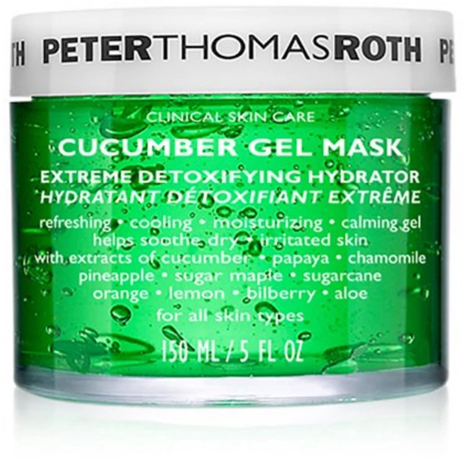 Peter Thomas Roth Cucumber Gel Mask detoksikuojanti ir drėkinanti gelinė kaukė veidui, 150 ml