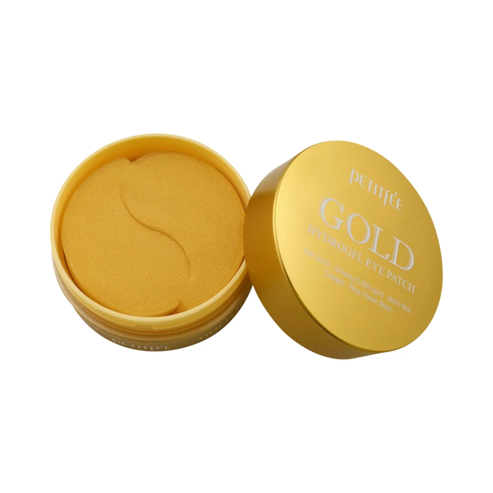 Petitfee Gold Hydrogel Eye Patch Hidrogelinės paakių pagalvėlės, 60 vnt.