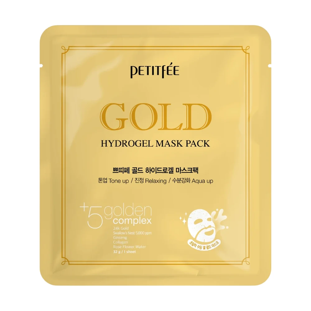 Petitfee Gold Anti-Aging Hydrogel Gel Mask For Face, 32 g