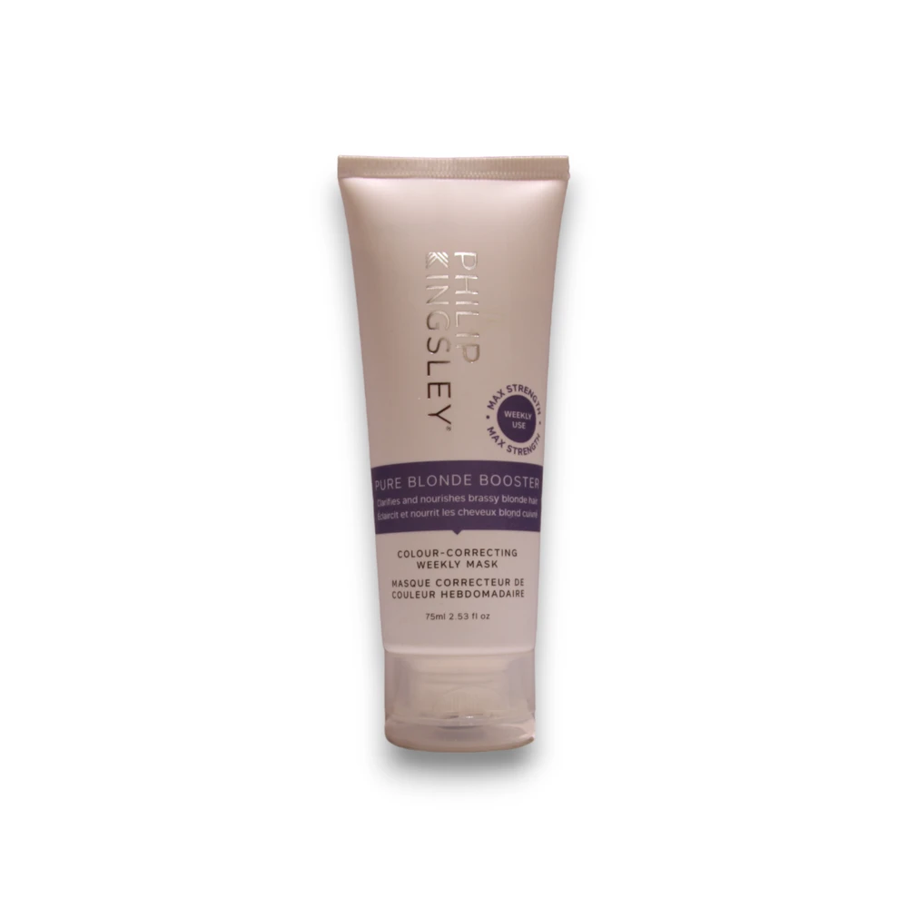 Philip Kingsley Pure Skirtas šviesiems plaukams Booster Hair Treatment Kreminis Mask Moisturizing & Gaivinantis Weekly, 75 ml