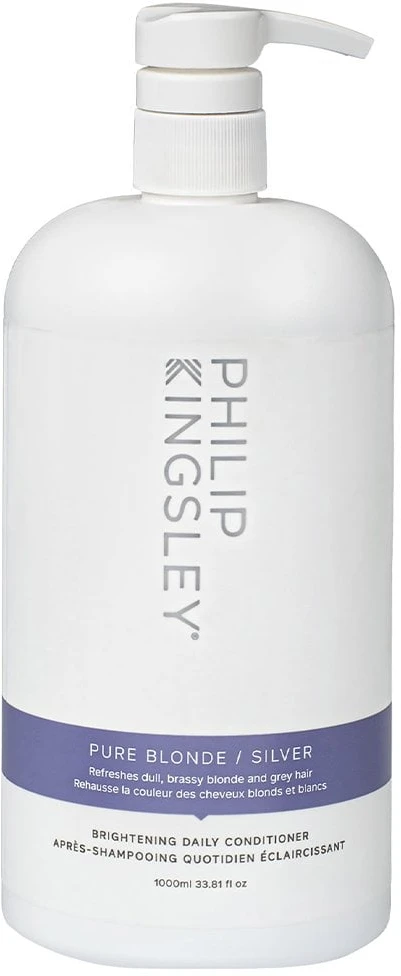 Philip Kingsley Pure Skirtas šviesiems plaukams/Sidabrinis Brightening Hair Conditioner For Spalvą išsaugantis, 1000 ml