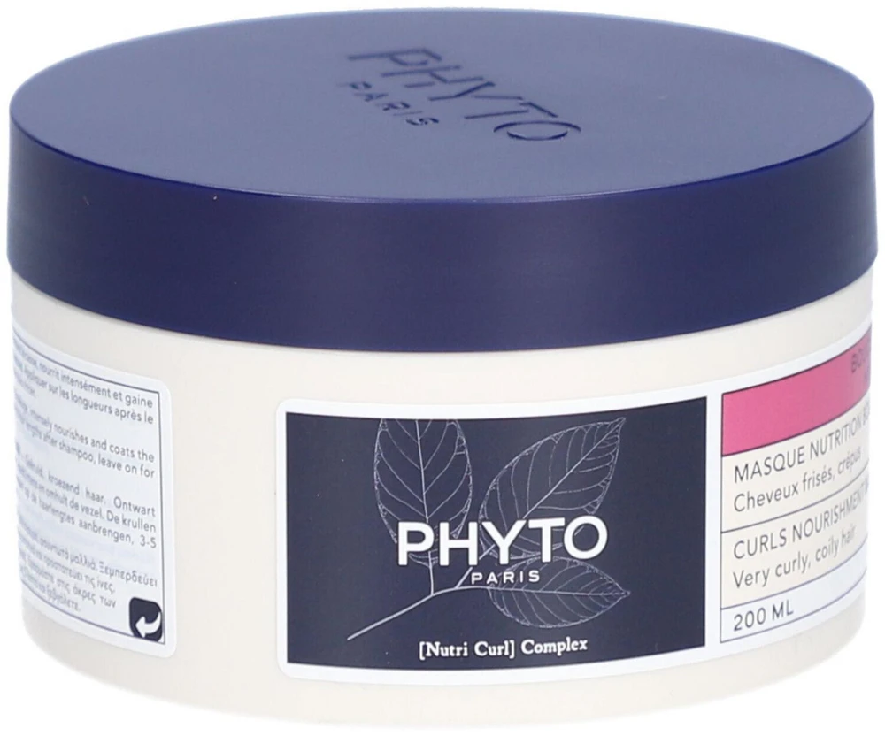 Phyto Intense Curls maitinamoji garbanų kaukė, 200 ml